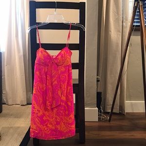 Lilly Pulitzer XS adorable silk cocktail dress